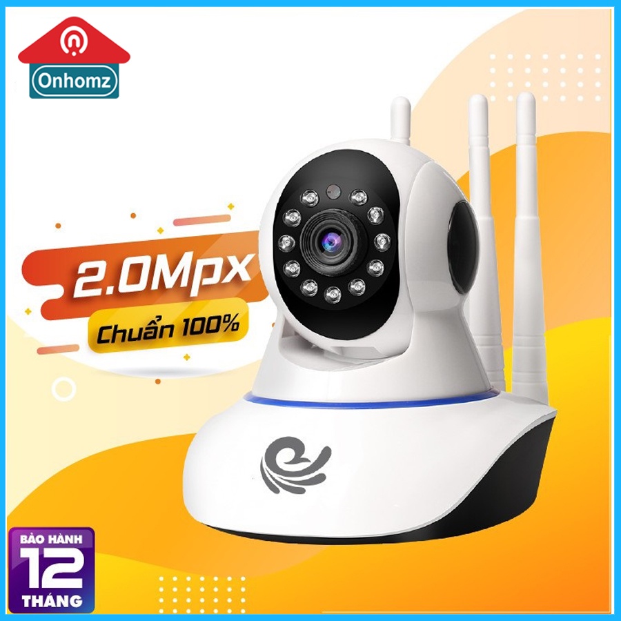 ⚡️FREESHIP⚡️Camera IP Wifi 3 Râu Carecam Full HD 1080P - 2.0MPX, Xoay 360 độ