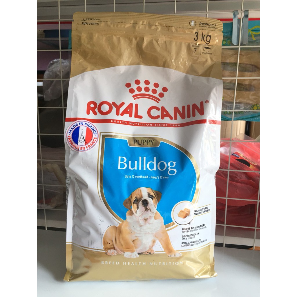 Thức ăn cho chó Bulldog trường thành, thức ăn cho chó ROYAL CANIN BULLDOG ADULT 3kg