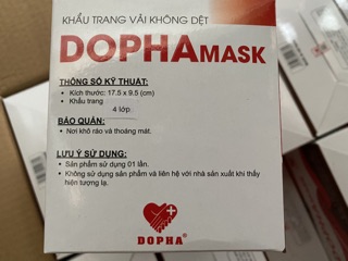 KHẨU TRANG DOPHAMASK 4 Lớp