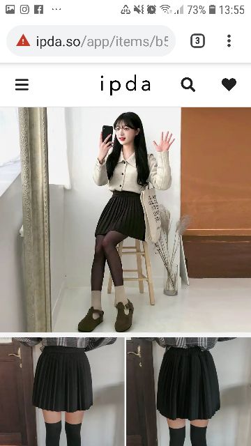 Chân váy xếp ply xuất Hàn | BigBuy360 - bigbuy360.vn