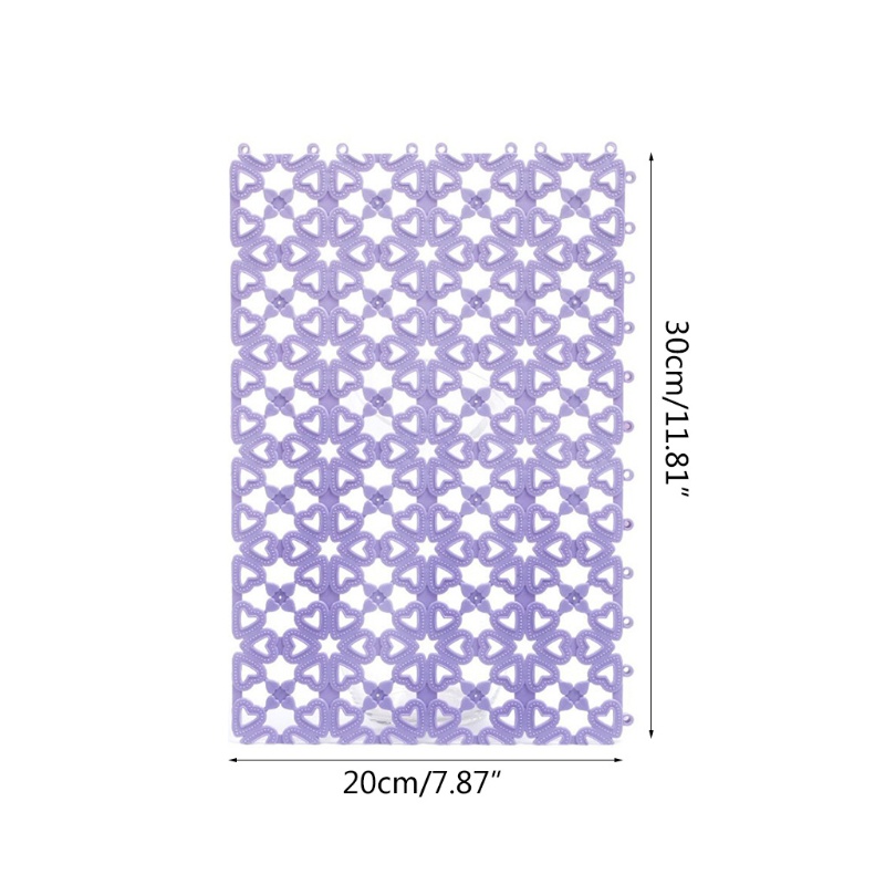 Bộ 4 Thảm Lót Sàn Bằng Nhựa Cho Hamster / Mèo / Thỏ / Chuột Hamster