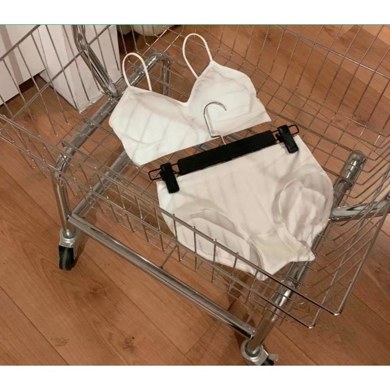 Bộ đồ lót cotton tăm tre kiểu thể thao không gọng ,nâng ngực sexy gợi cảm cho nữ M02 | BigBuy360 - bigbuy360.vn