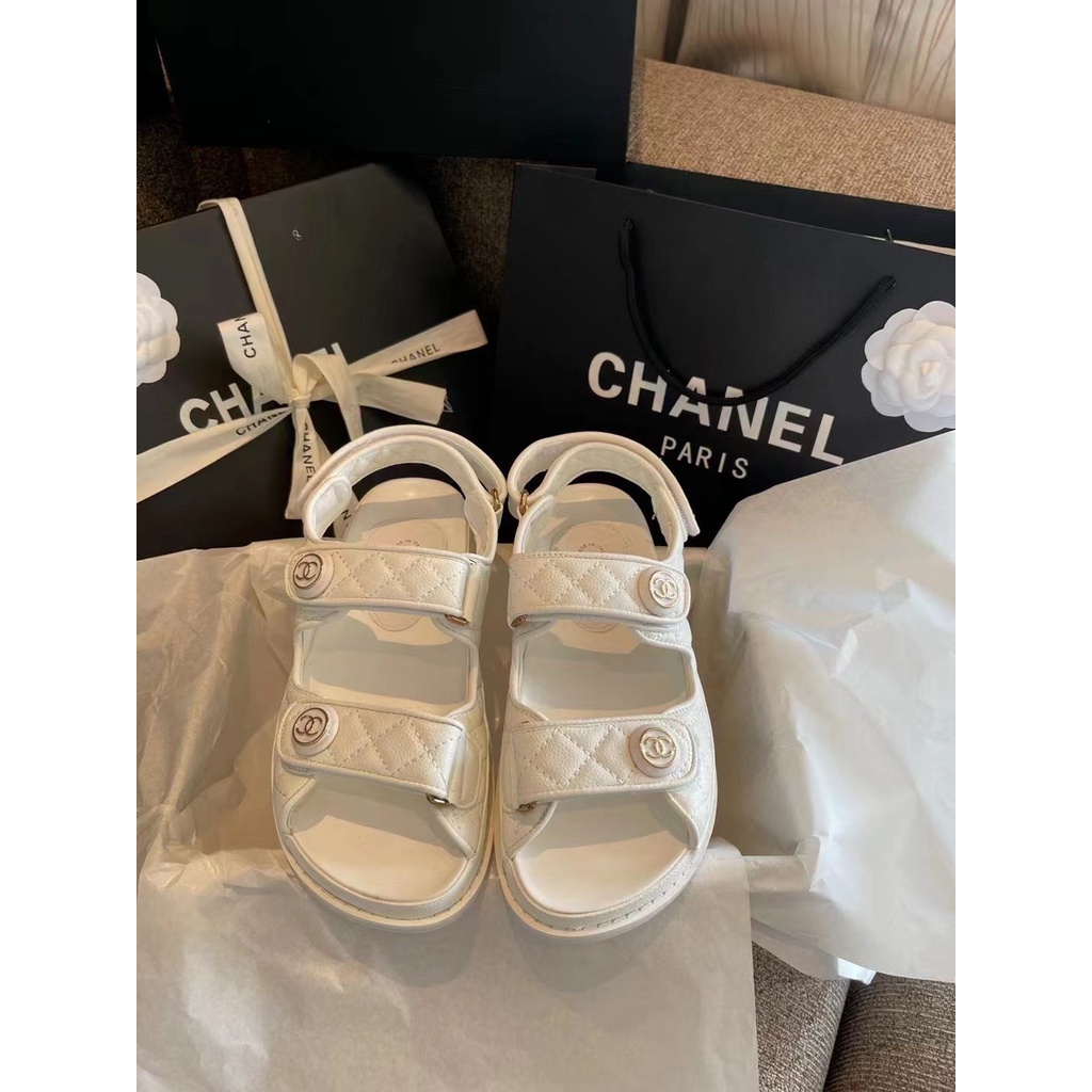 Dép Grosgrain Đen Không Hộp