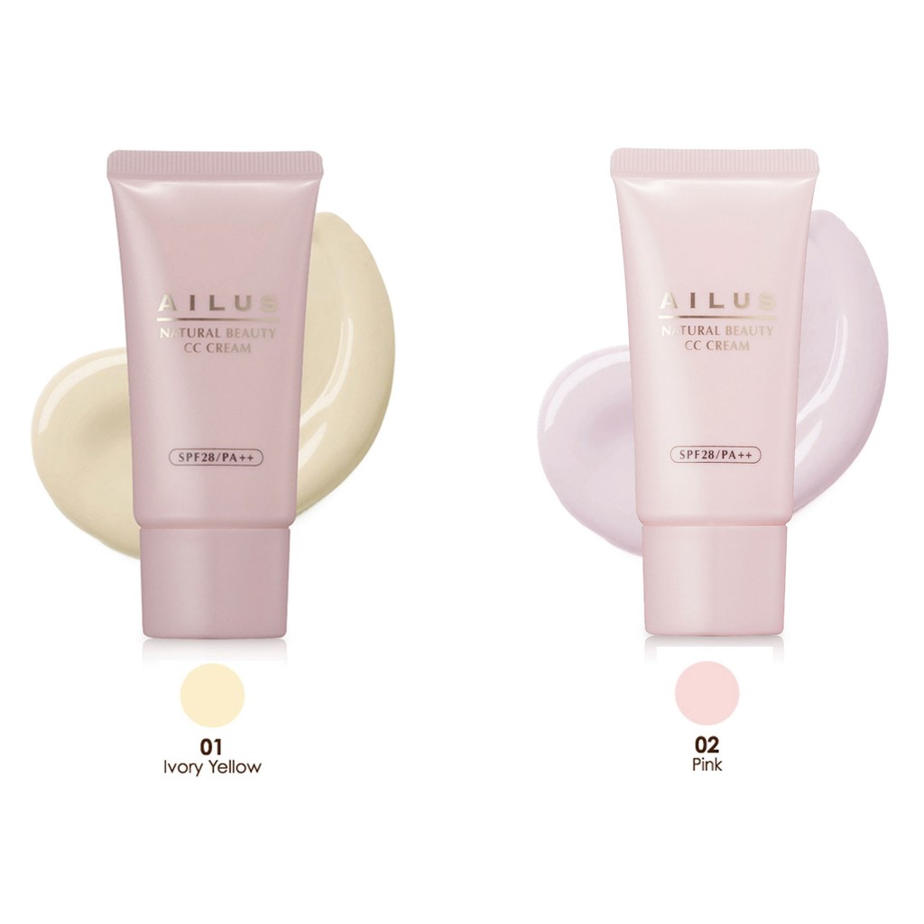 Kem Nền Trang Điểm Naris Cosmetic Ailus Natural Beauty CC Cream SPF28/PA++ 30g