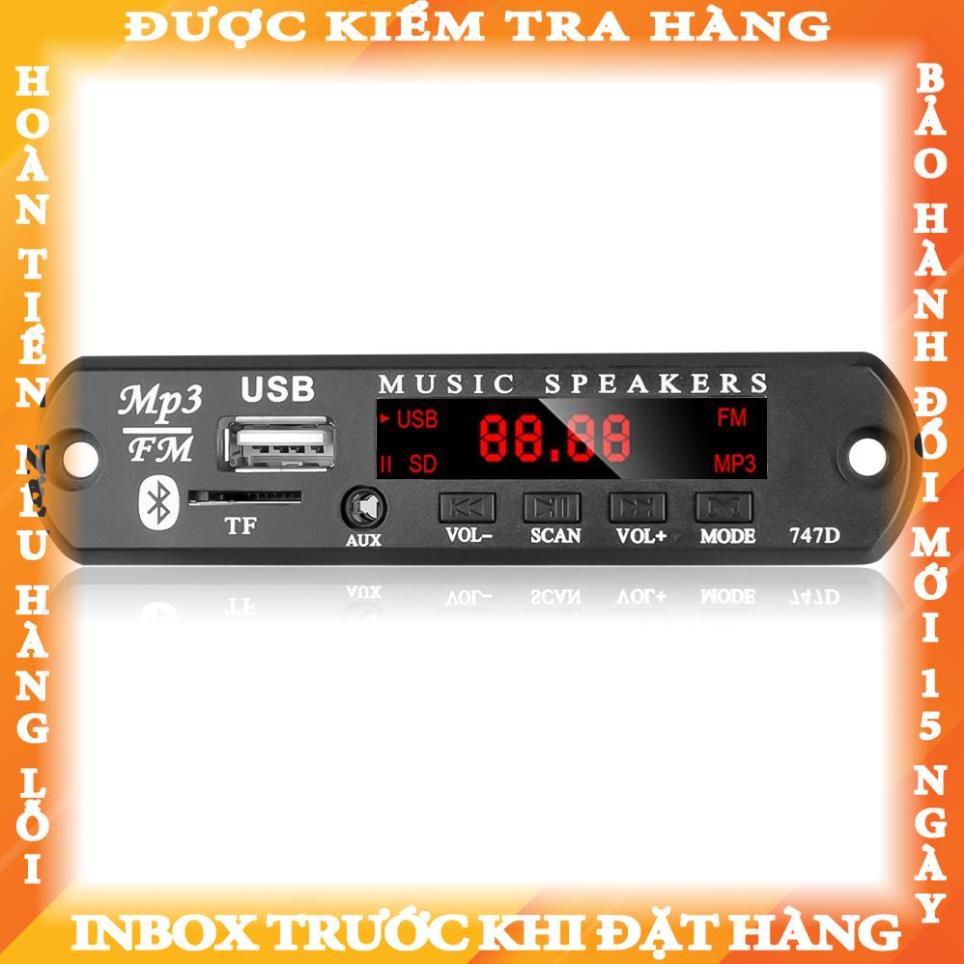 Thiết bị giải mã âm thanh không dây kết nối bluetooth 9V-12V hỗ trợ thẻ TF kết nối cổng USB 75/5000 MP3 WMA thangthanh