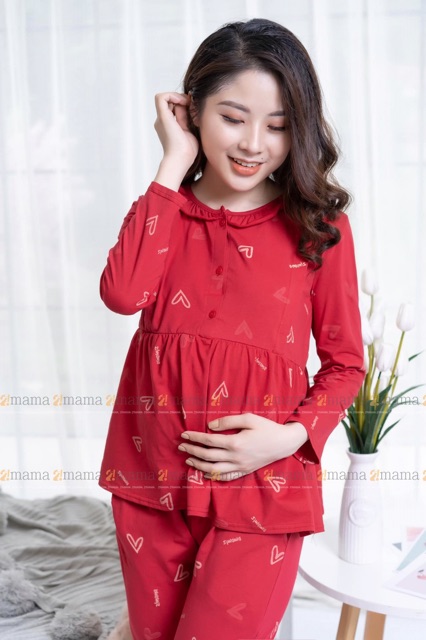 [Mẫu mới] Bộ bầu và sau sinh cotton - Hàng thiết kế