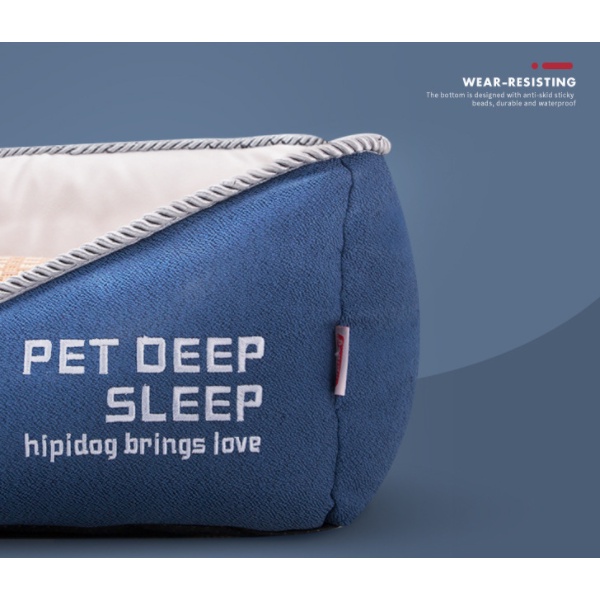 Hipidog Đệm ổ sofa lót nỉ có thể tháo vỏ / Soft Warm Bed Washable