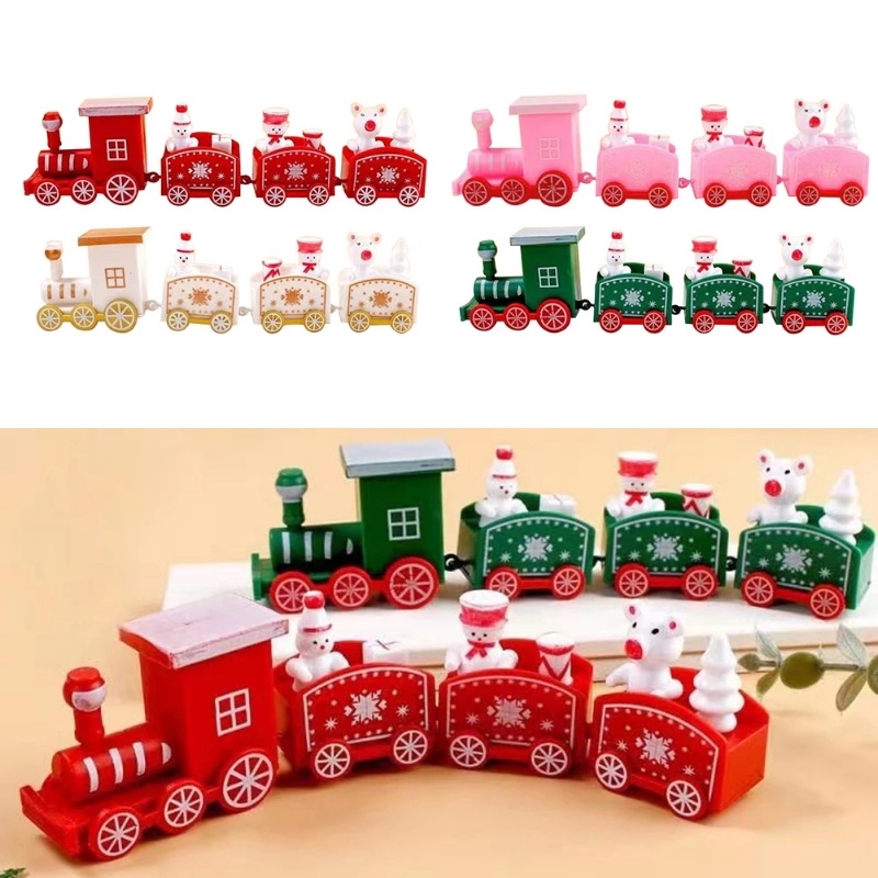 Đồ trang trí Tàu Lửa / 3 Nút Thắt Sáng Tạo Trang Trí Giáng Sinh / Năm Mới