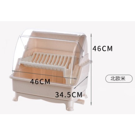 Hộp sấy bát đĩa Giá để dao kéo chén đĩa có nắp đậy Hộp lưu trữ bộ đồ ăn nhà bếp đa chức năng Boron069