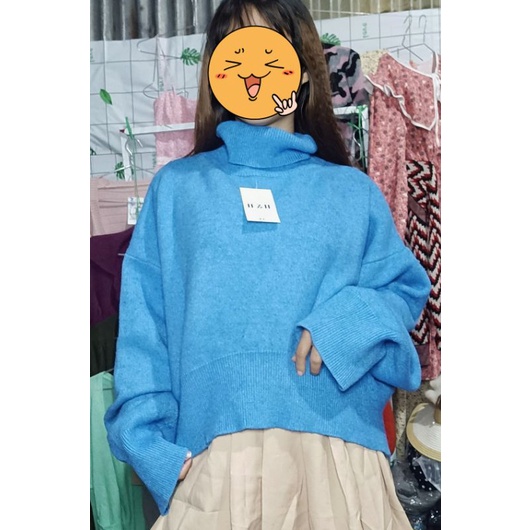 (B)Áo Len 2hand tuyển chọn len Hàn phom chuẩn. shop tự chụp