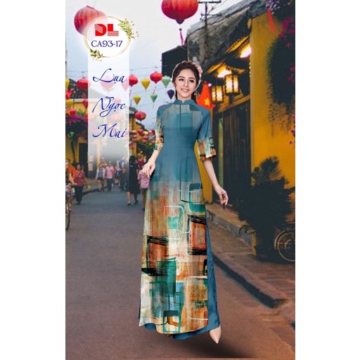 Vải áo dài lập thể