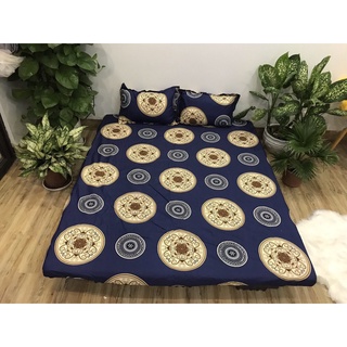 Combo 3 món kim tiền xanh ga và vỏ gối đẹp tuyệt vời - đủ kích thước