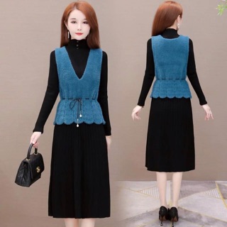 Set váy len nữ cao cấp thiết kế set rời sang chảnh NP1273