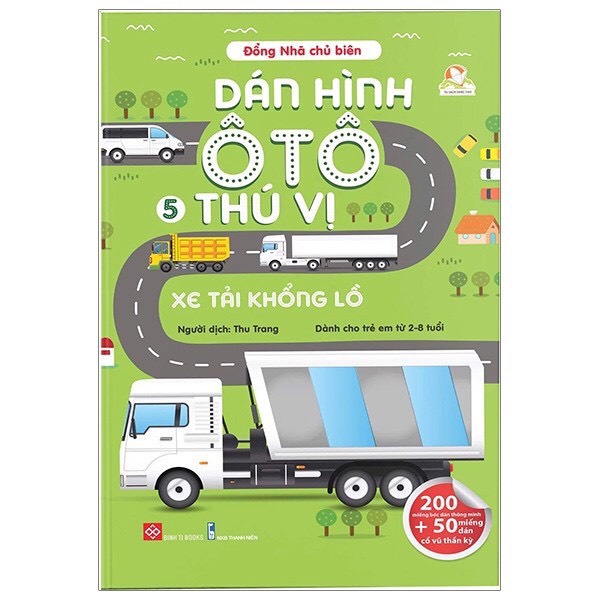 Sách - Dán hình ô tô thú vị