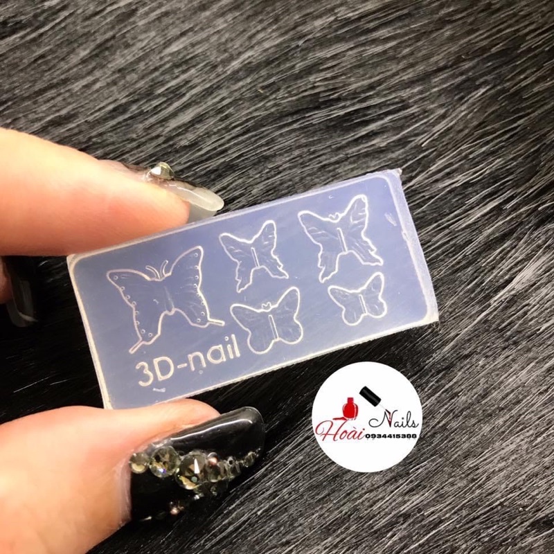 khuôn 3d làm nail