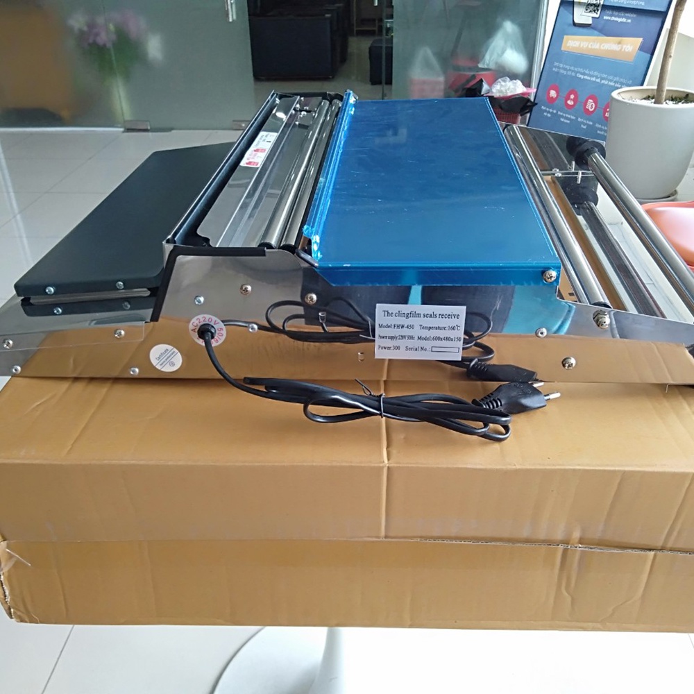 Máy Cuốn Màng Thực Phẩm ABG FHW-450 Chuyên Dụng Trong Ngành Công Nghiệp Phù Hợp Cho Buôn Bán, Bảo Quản Sản Phẩm