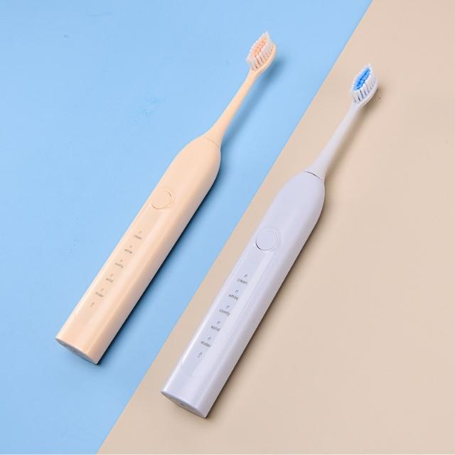 Bàn Chải Điện Đánh Răng 5 Chế Độ Sonic Sợi Dupont Làm Sạch Sâu Làm Trắng Sáng Răng Tự Nhiên, Sạc Điện B10