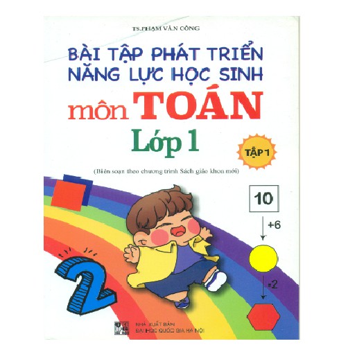 Sách - Bài tập phát triển năng lực học sinh môn Toán lớp 1 tập 1 (chương trình mới)