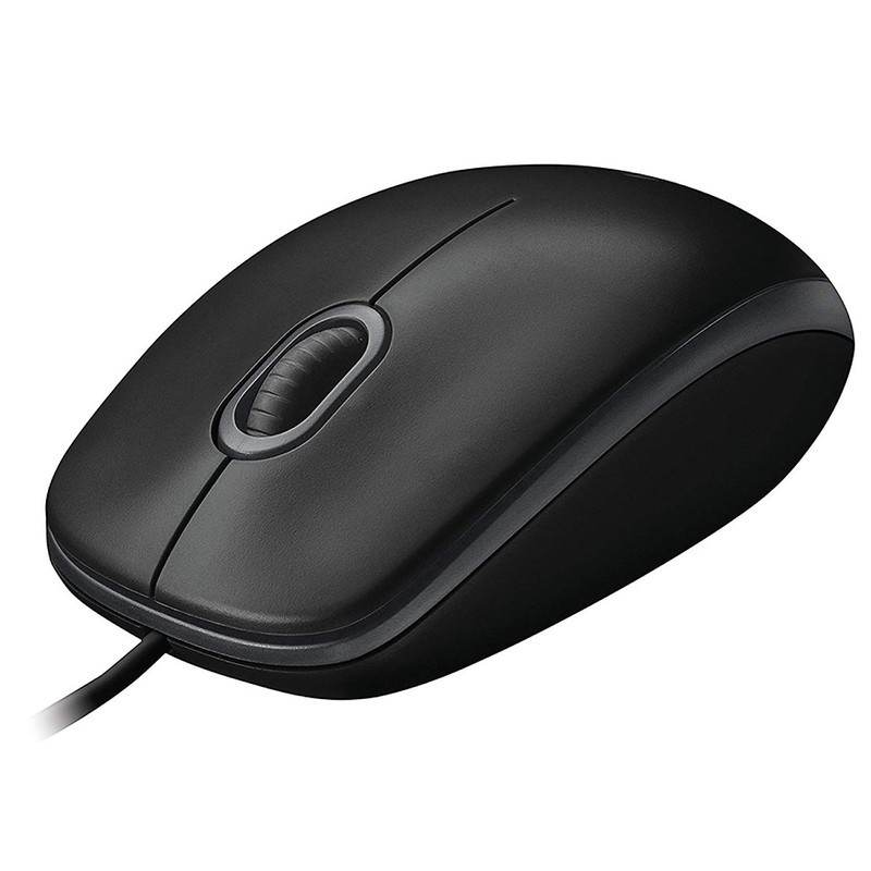 Bộ Bàn Phím Và Chuột Có Dây Logitech K120 + B100 - Hàng Chính Hãng BH 3 Năm