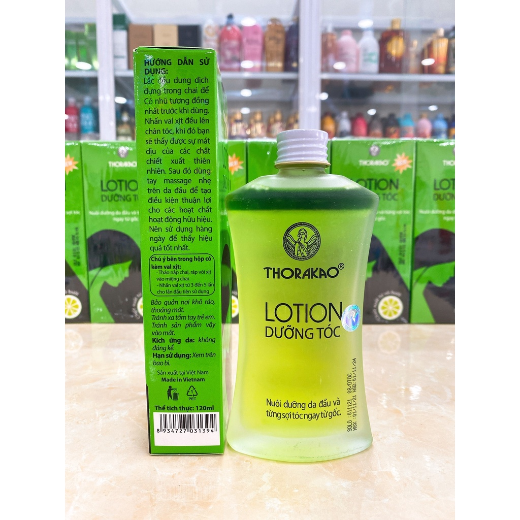 Lotion Dưỡng Tóc Tinh Chất Bưởi Thorakao Ngăn Rụng Tóc 120ml