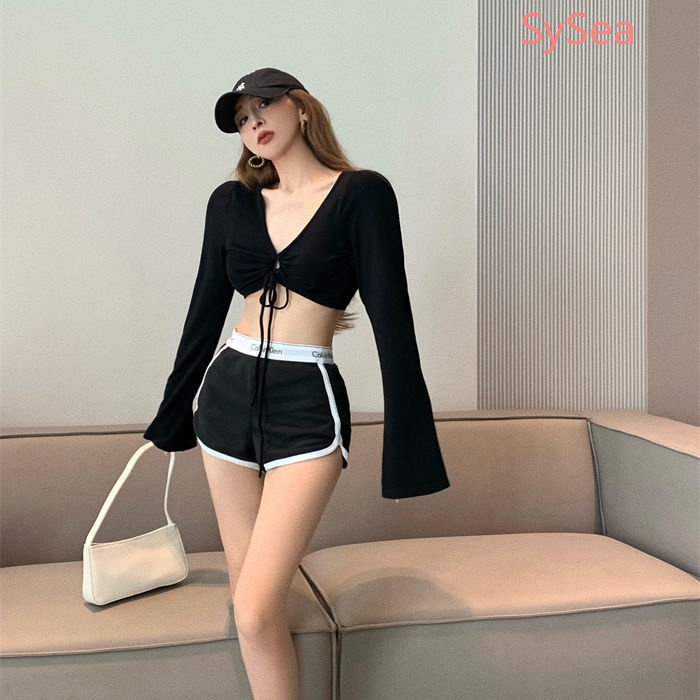 Áo Croptop Thời Trang Mùa Thu Gợi Cảm Dành Cho Nữ
