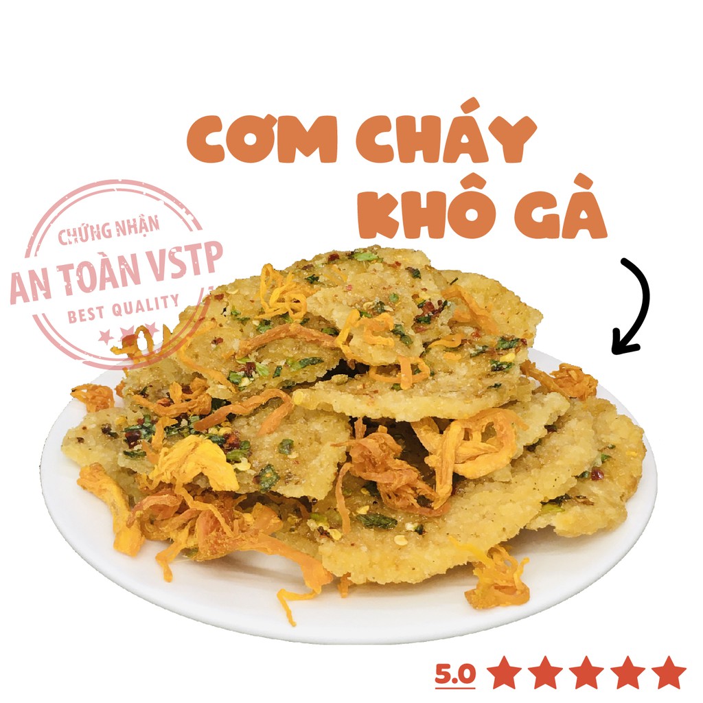 Cơm cháy lắc khô gà 300g Dumbum đồ ăn vặt Hà Nội vừa ngon vừa rẻ | BigBuy360 - bigbuy360.vn