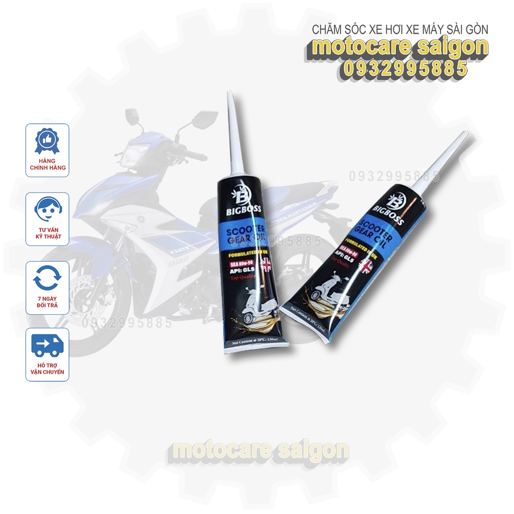 [Rẻ vô địch][HCM]Nhớt Hộp Số Xe Ga Cao Cấp BOSSScooter Gear SAE 80W90,nhớt lap giá rẻ cho hộp số xe tay ga
