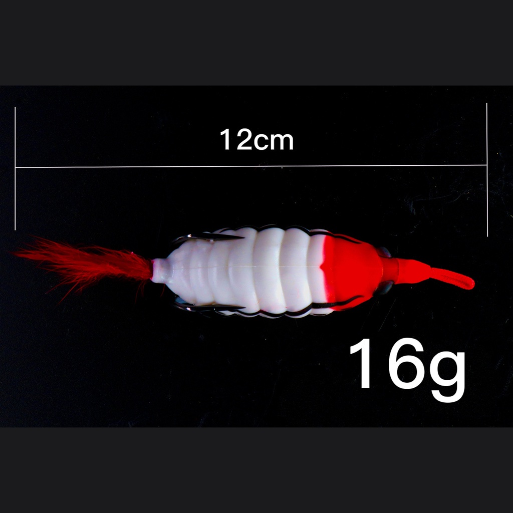 Mới Mồi Câu Cá Giả Hình Ếch 12cm / 16g Kèm Móc Câu