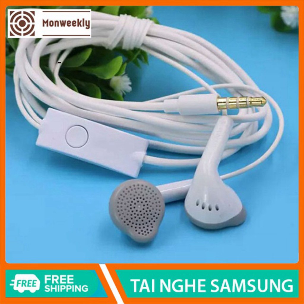 Tai Nghe Nhét Tai Dành Cho Điện Thoại Samsung Galaxy S5830, J5, J6 Plus, J7, J8, S9 / Note 4, 5 Monweekly
