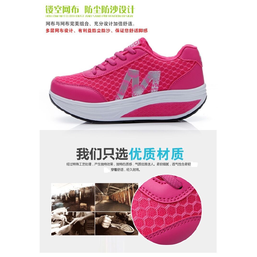 Giày Thể Thao Đế Dày Phối Lưới Thoáng Khí Cho Nữ Size 35-40