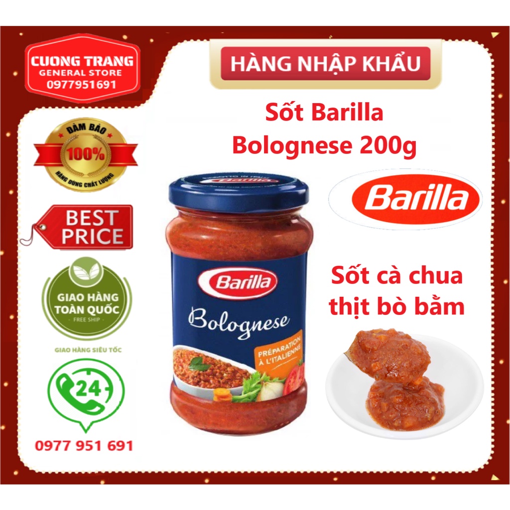 Sốt Barilla Bolognese 200g