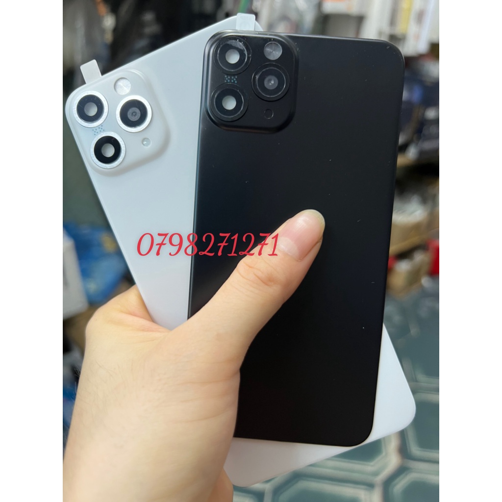SIÊU ĐẸP , NHƯ MÁY THẬT  Miếng dán lưng + camera độ giả lên 11 iPh X Xs - Xs Max thành iP 11 / 11 Pro / 11 Pro Max