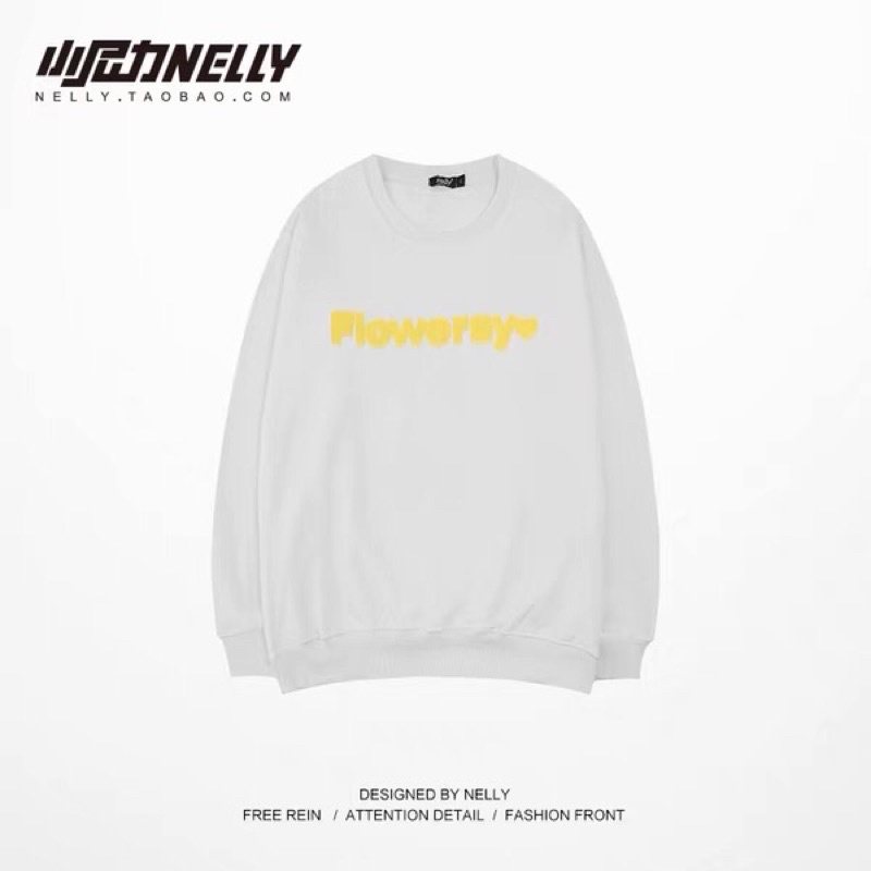 Áo sweater nelly nỉ lót lông sale (có sẵn) flower di | BigBuy360 - bigbuy360.vn