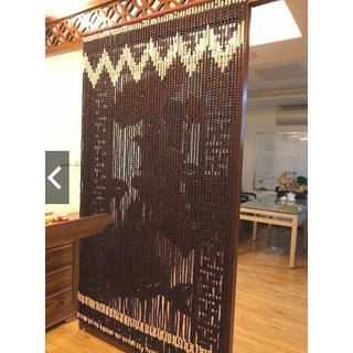 [Shopee giá rẻ] Rèm Phong Thủy Bằng Gỗ kích thước 1mx2m