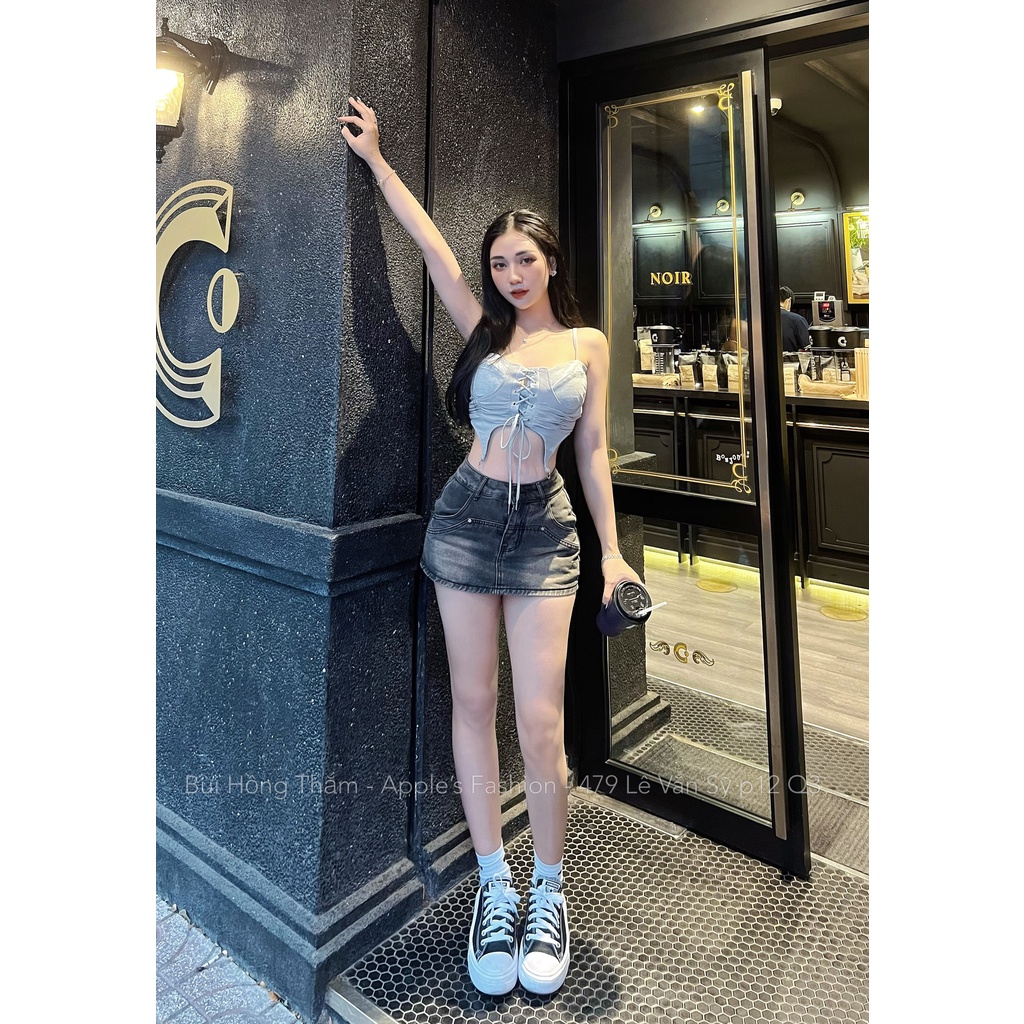 Cv jeans túi trước 2 màu