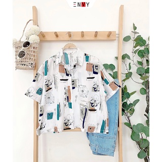 Áo Sơ Mi Họa Tiết ENVY - S78