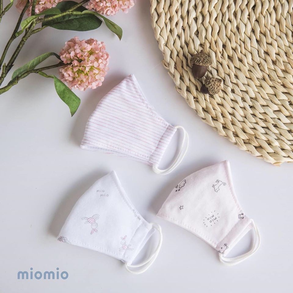 Bộ 3 chiếc Khẩu trang em bé MIOMIO vải cotton [ Mio ]