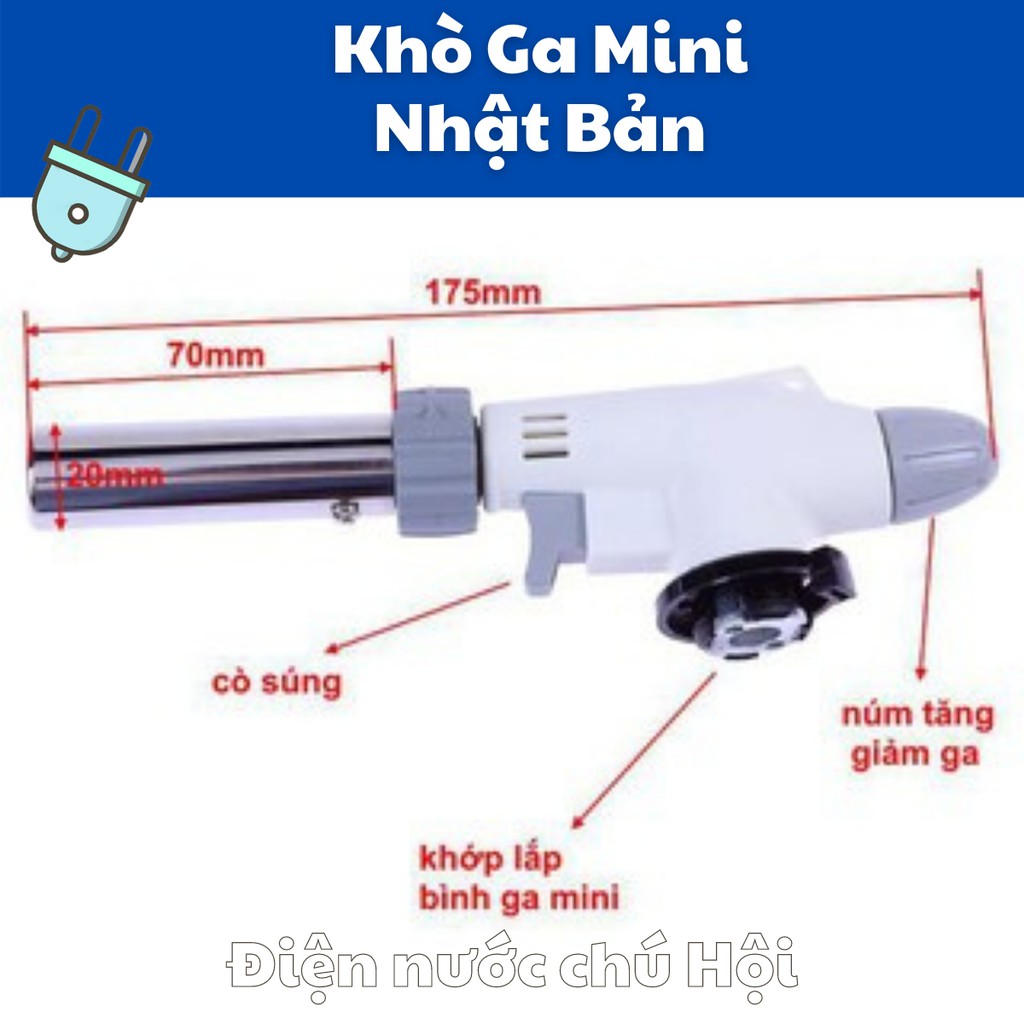 Khò Ga Mini JAPAN mồi than hồng nấu nướng thủ công tiện ích Điện Nước chú hội