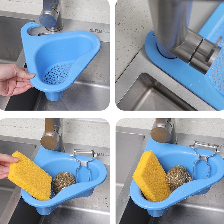 Khay Lọc Rác Cổ Thiên NgaThông Minh, Rổ Lọc Rác Bồn Rửa Bát Đa Năng Tiện Lợi