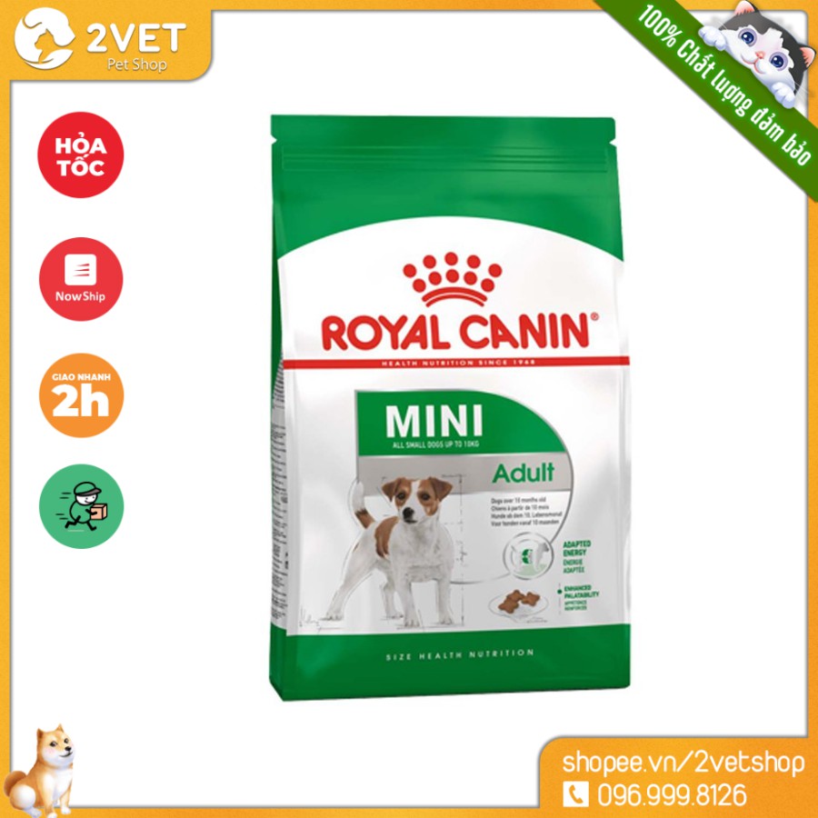 Royal Canin Mini Adult - Bao 15Kg – Đồ Ăn Cho Thú Cưng - Dành Cho Chó Nhỏ Trưởng Thành – Hàng Nhập Khẩu