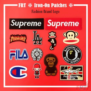 ☸ Miếng Dán Trang Trí Hình Logo Thời Trang ☸ 1 Miếng Vá Ủi Quần Áo Hình Huy Hiệu (FBL-M002)