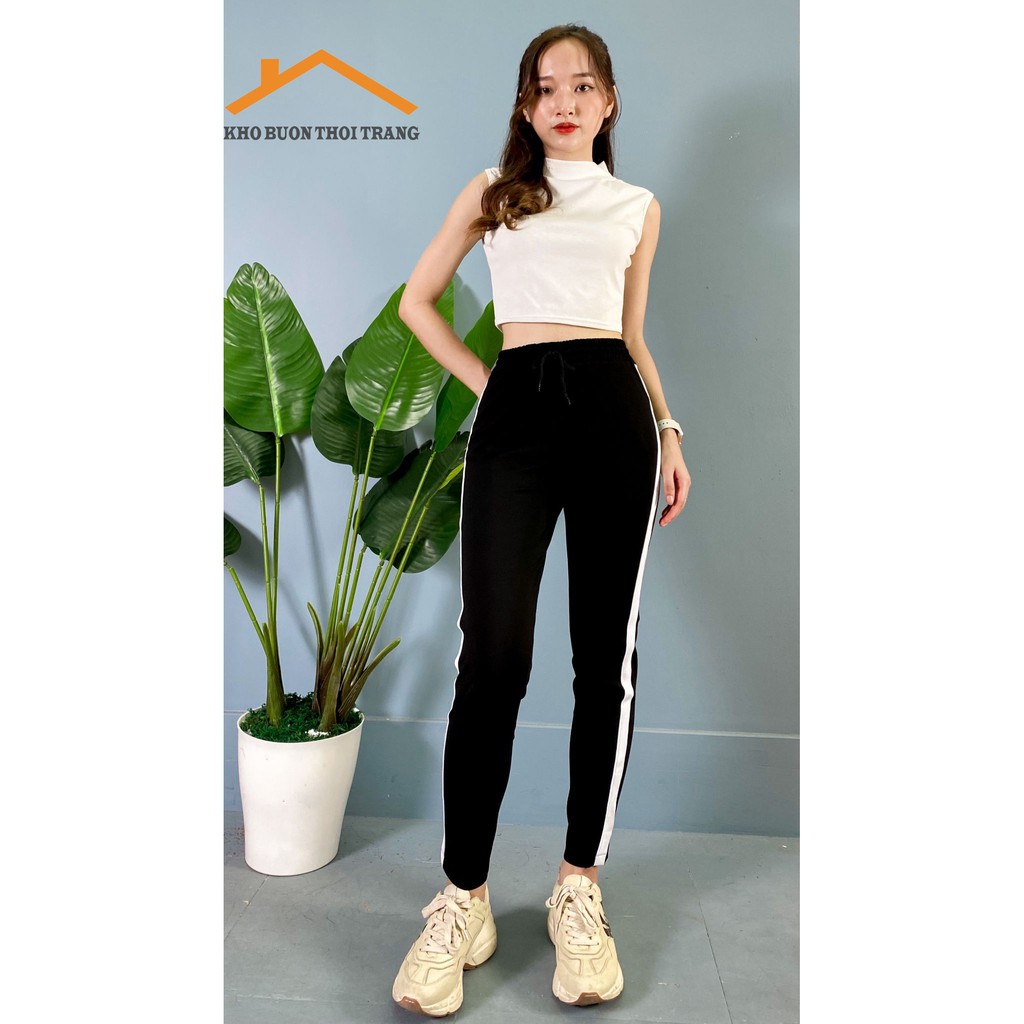 Quần nữ 1 sọc thể thao kiểu dáng cá tính