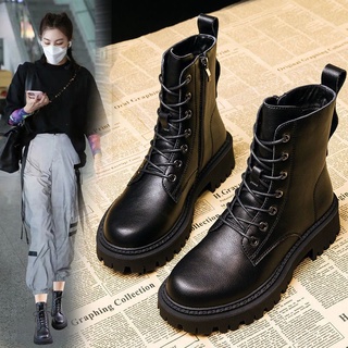 Giày Boot Martin Đế Dày Phong Cách Anh Quốc Mới