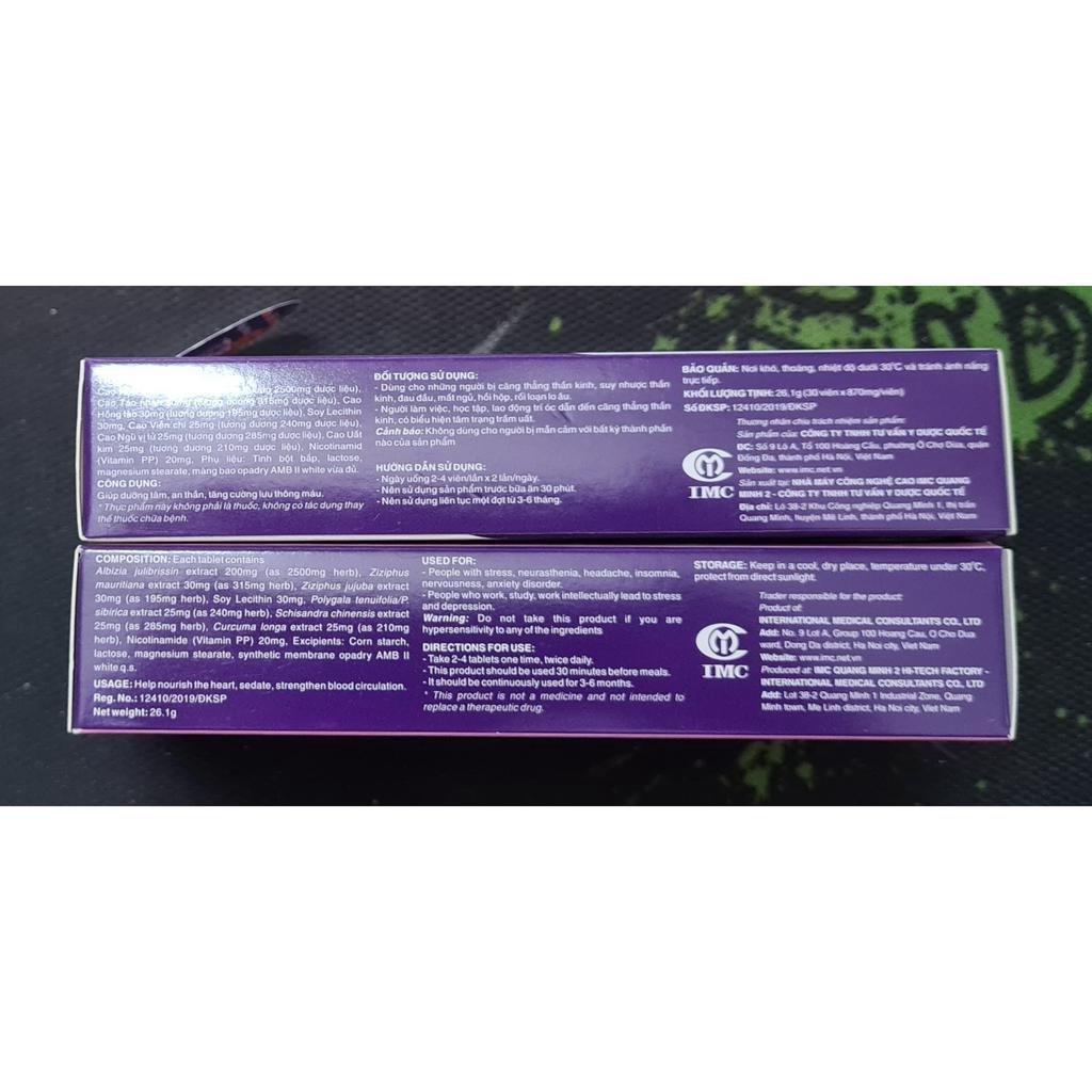 Kim Thần Khang (Hộp 30 viên) - Hỗ trợ trong trường hợp suy nhược thần kinh, rối loạn lo âu