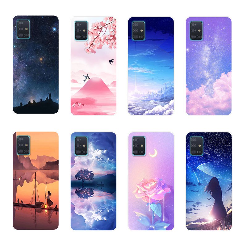Ốp Điện Thoại TPU Dẻo Thời Trang Sang Trọng Cho Samsung Galaxy A51 Samsung A51 A 51