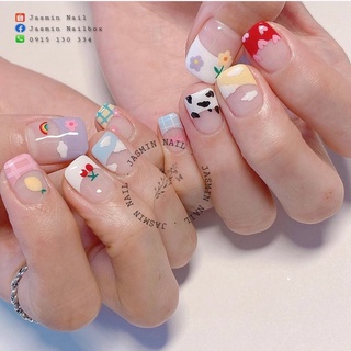 [Mã NHUQAD giảm 10% đơn 100k][NAIL BOX] Nailbox móng úp thiết kế sẵn mẫu desgin hàn quốc