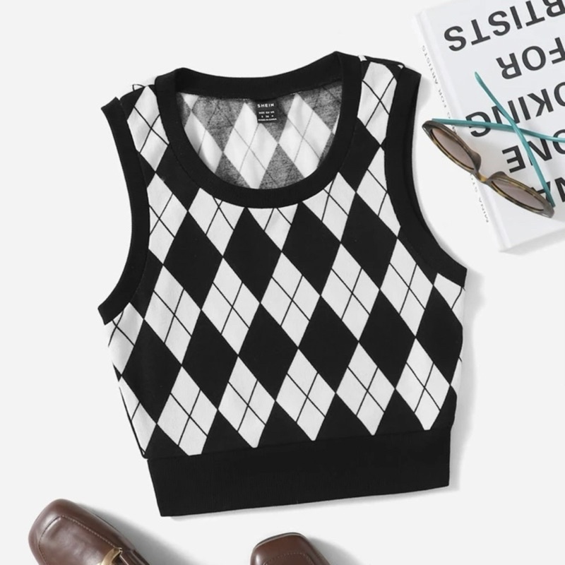 (Mẫu mới - giá tốt) Áo gile croptop cổ tròn nhiều màu cá tính Aimee closet