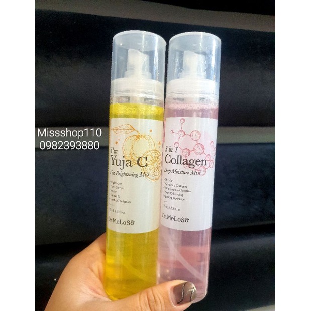 XỊT KHOÁNG COLLAGEN - BRIGHTENING DR.MELOSO HÀN QUỐC