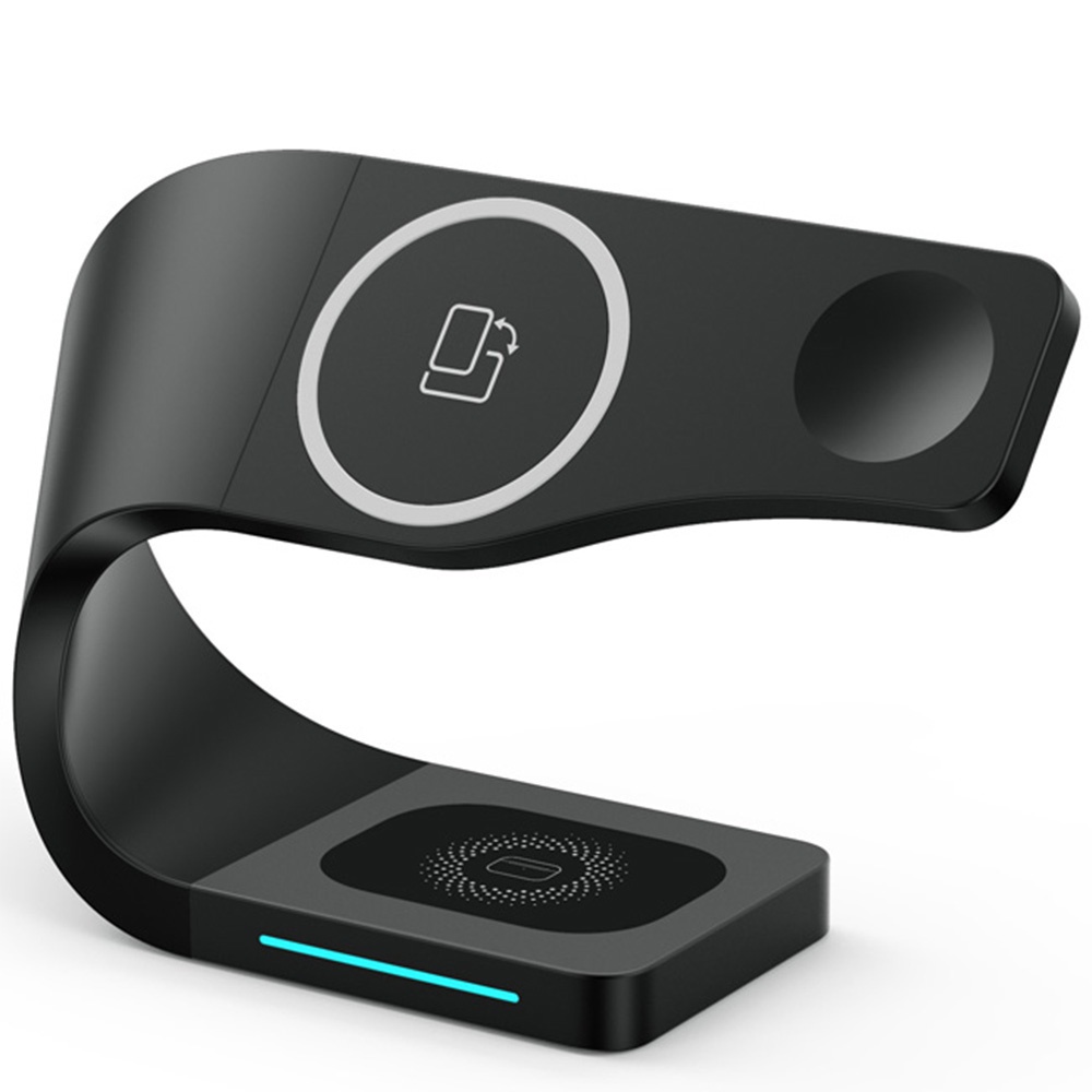 Đế sạc nhanh không dây VIRWIR 3 trong 1 có nam châm thích hợp cho IPhone Qi Max / Apple Watch Airpods
