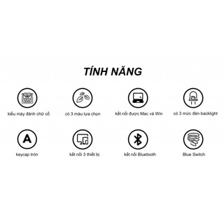 Bàn phím cơ Bluetooth Lofree DOT Series